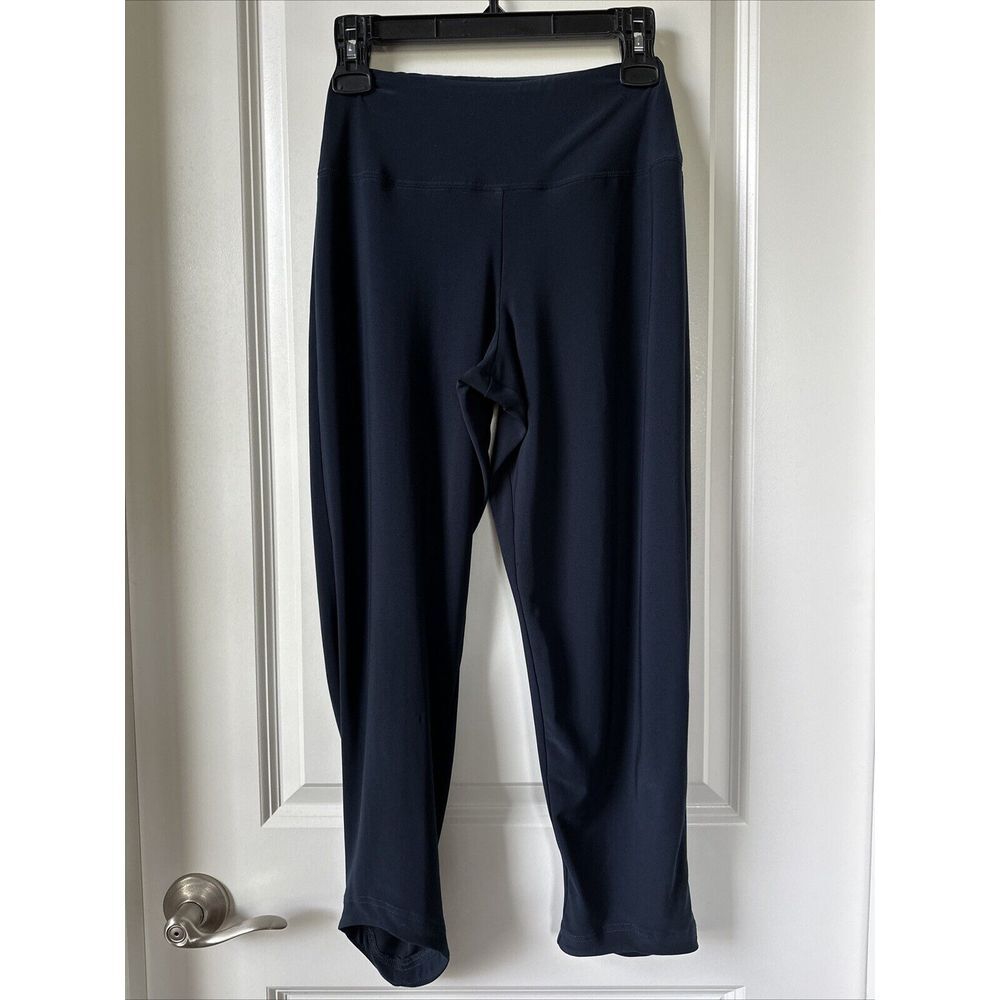Sympli Canada Leggings Pants Size 4 Blue Elastic Waist Stretch Yoga Activewear